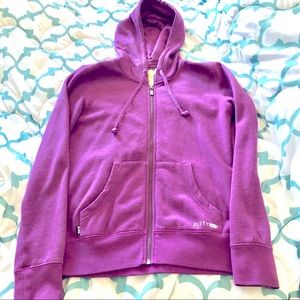 RUSTY 💜 Zipper Hoodie Jacket Purple Medium HB3